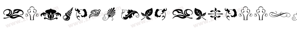 Florets And Embellishments字体转换